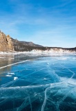 Lac Baïkal en hiver, Sibérie