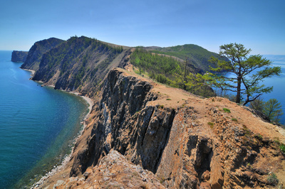 Cap Khoboi, lac Baïkal, Russie