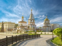 Eglise de la ville d'Irkoutsk, Sibérie, Russie