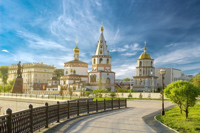 Eglise de la ville d'Irkoutsk, Sibérie, Russie