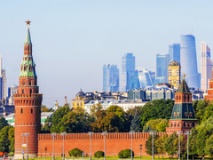 Panorama sur Moscou avec vue sur la city