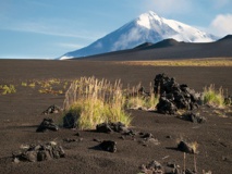 volcan sable noir Kamchatka