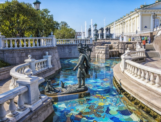 Fontaines du parc Manezh, Russie