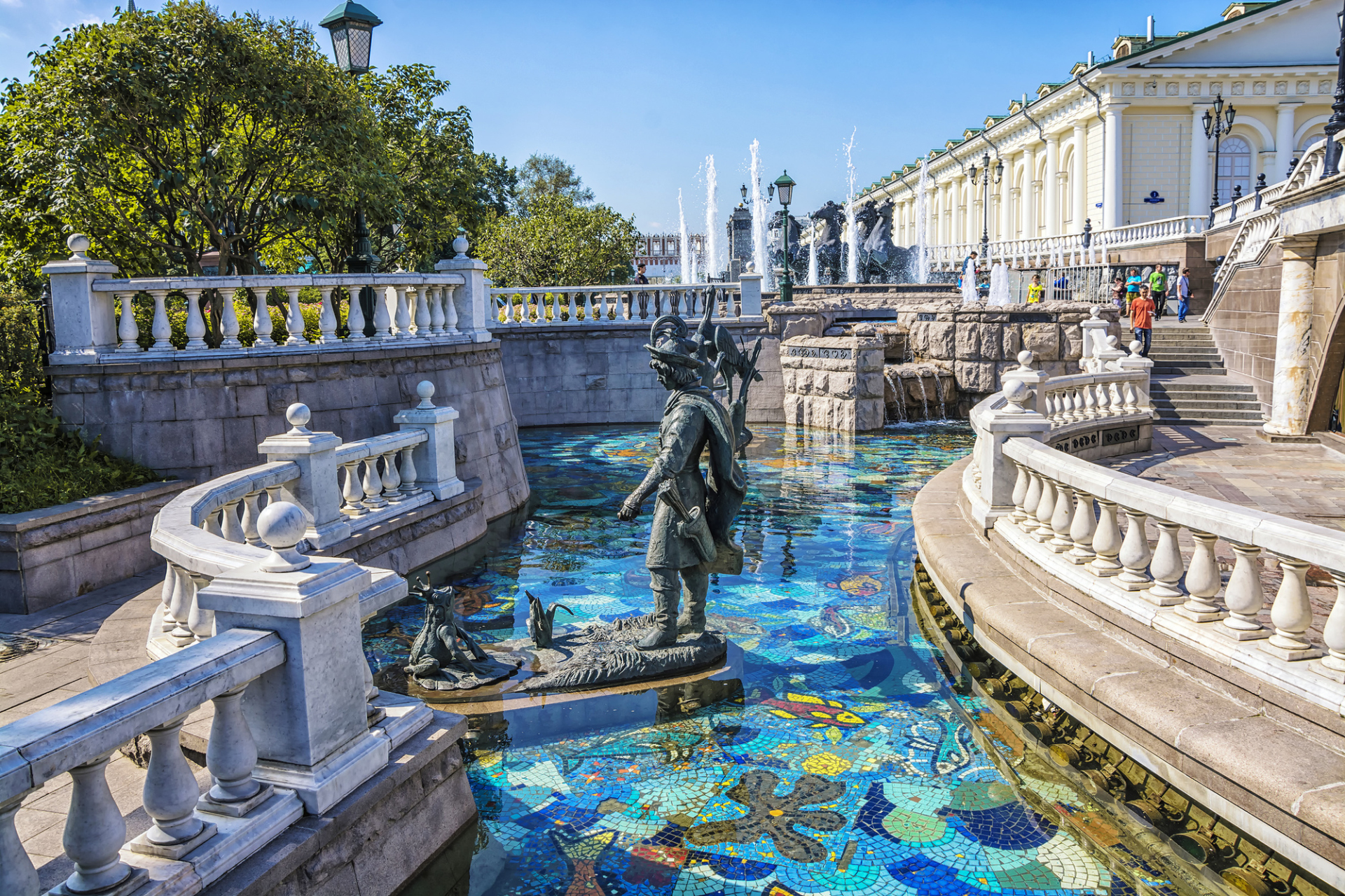 Fontaines du parc Manezh, Russie