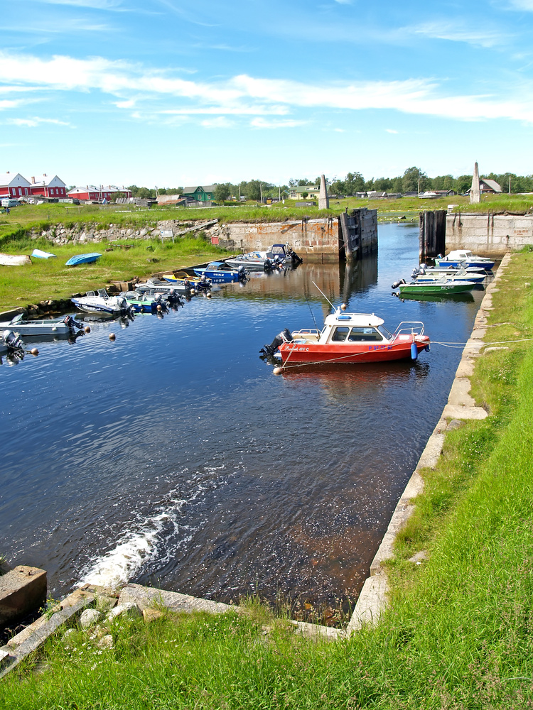 Canal d'accès aux îles Solovki