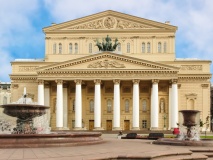 Façade théâtre du Bolchoï, Moscou