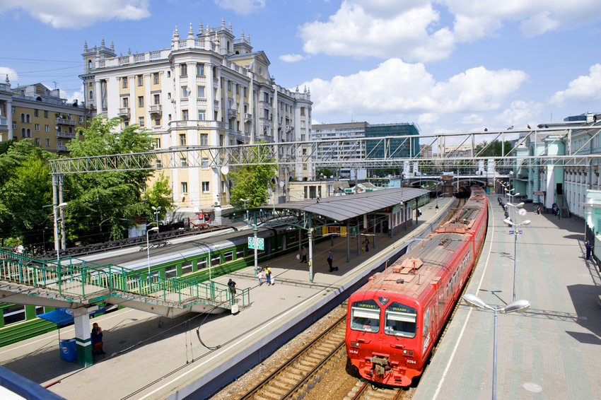 Gare de train de Moscou